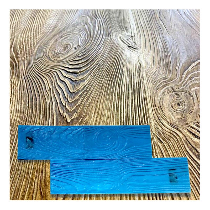 Polymolds Concrete texture stamp POLYURETHANE mat printing on cement Board WOODEN PLANK - Image 1